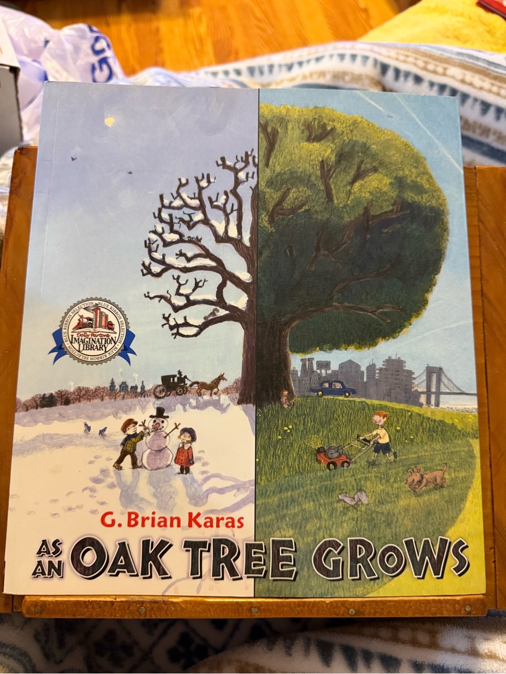 As An Oak Tree Grows by G. Brian Karas Children’s Book